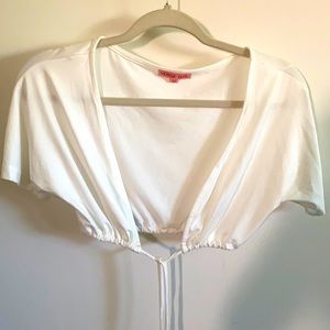 verge girl tie top